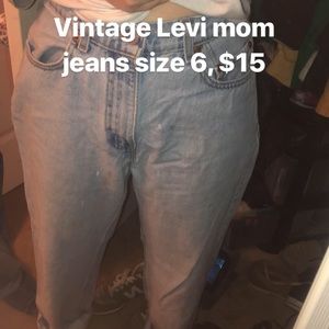 Vintage Levi light wash jeans size 6